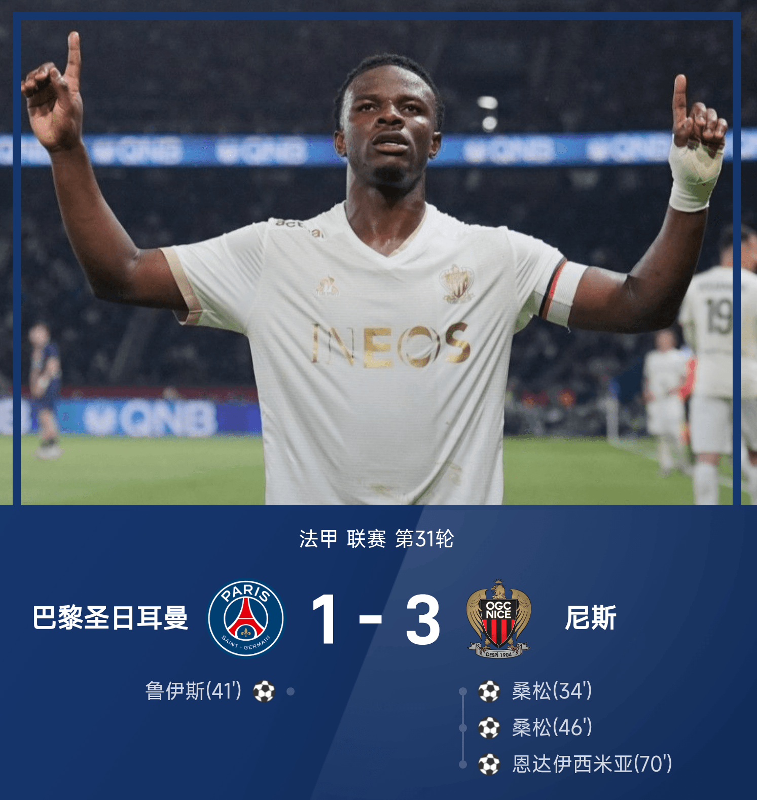 尼斯主场击败对手,保持不败表现 尼斯主场击败对手,保持不败表现